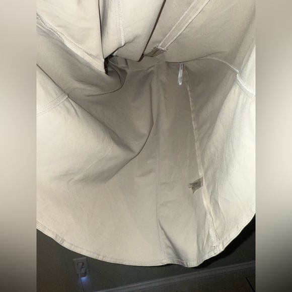 Calvin Klein Sleeveless Beige Mini Dress Size 8 Classic Neutral - Picture 6 of 13